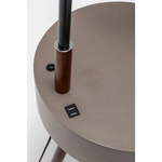 Florence Tripod Lamp Shelf Storage Drawer Bed Side Table Light w/ USB Charger - Home & Garden > Lighting > Floor Lamps