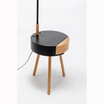 Florence Tripod Lamp Shelf Storage Drawer Bed Side Table Light w/ USB Charger - Home & Garden > Lighting > Floor Lamps