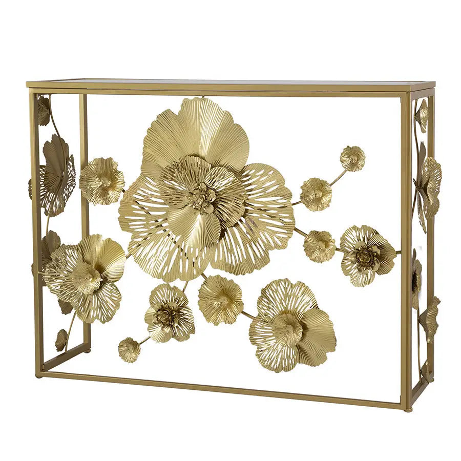 FLORET MIRRORED CONSOLE TABLE - Furniture > Dining > Buffets & Sideboards
