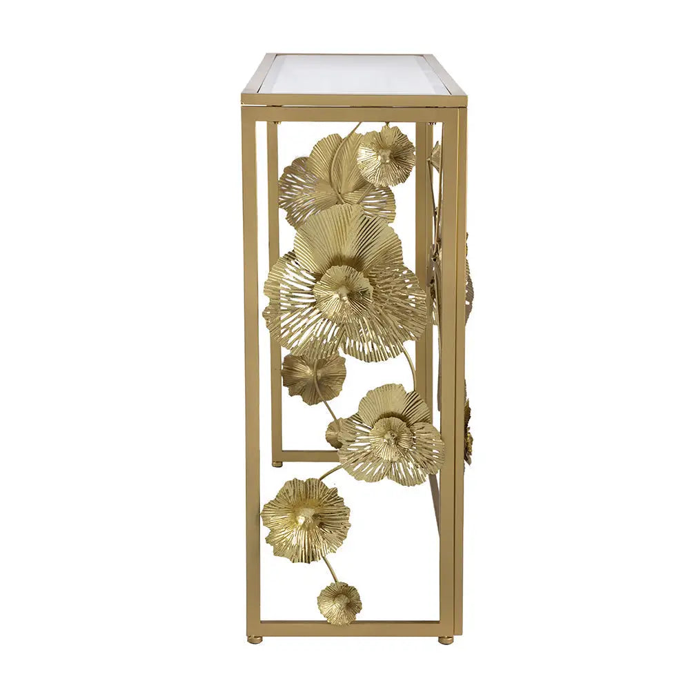 FLORET MIRRORED CONSOLE TABLE - Furniture > Dining > Buffets & Sideboards