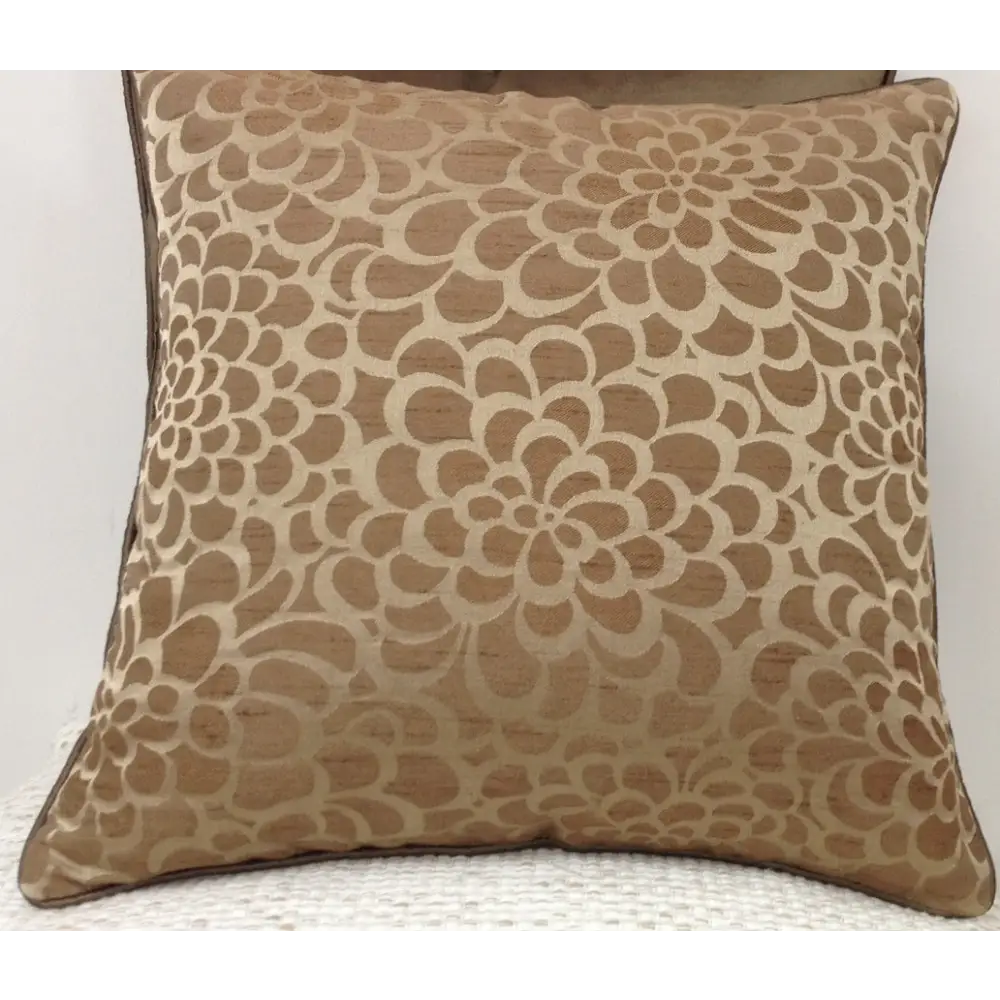 Flower Beige Petal Design Cushion Cover - Home & Garden > Decor