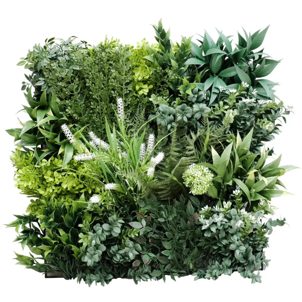 Flowering Bespoke Vertical Garden / Green Wall UV Resistant SAMPLE 45cm x 45cm - Home & Garden > Artificial Plants