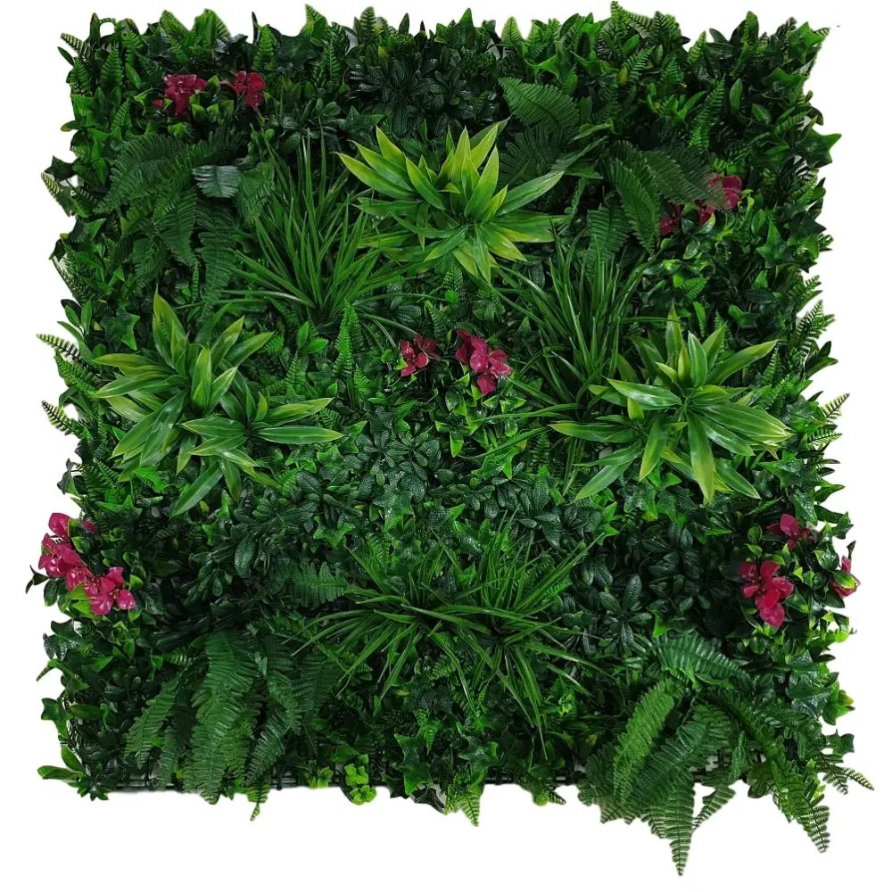 Flowering Lilac Vertical Garden / Green Wall UV Resistant Sample - Home & Garden > Artificial Plants