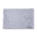 Fluffy Pet Blankets-Soft Faux Fur Anti-Anxiety Cozy Throws for Cats and Dogs M 80*55cm Light Grey - Pet Care > Dog