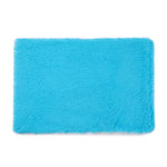 Fluffy Pet Blankets-Soft Faux Fur Anti-Anxiety Cozy Throws for Cats and Dogs M 80*55cm Blue - Pet Care > Dog Supplies >