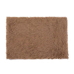 Fluffy Pet Blankets-Soft Faux Fur Anti-Anxiety Cozy Throws for Cats and Dogs M 80*55cm khaki - Pet Care > Dog Supplies