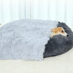 Fluffy Pet Blankets-Soft Faux Fur Anti-Anxiety Cozy Throws for Cats and Dogs M 80*55cm beige brown - Pet Care > Dog
