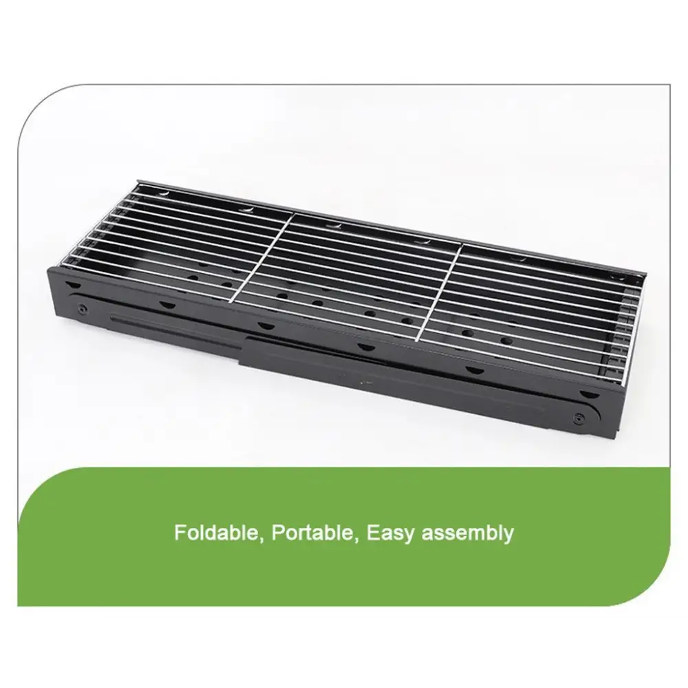 Foldable Portable BBQ Charcoal Grill Barbecue Camping Hibachi Picnic small - Home & Garden > BBQ