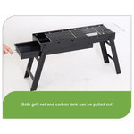 Foldable Portable BBQ Charcoal Grill Barbecue Camping Hibachi Picnic small - Home & Garden > BBQ
