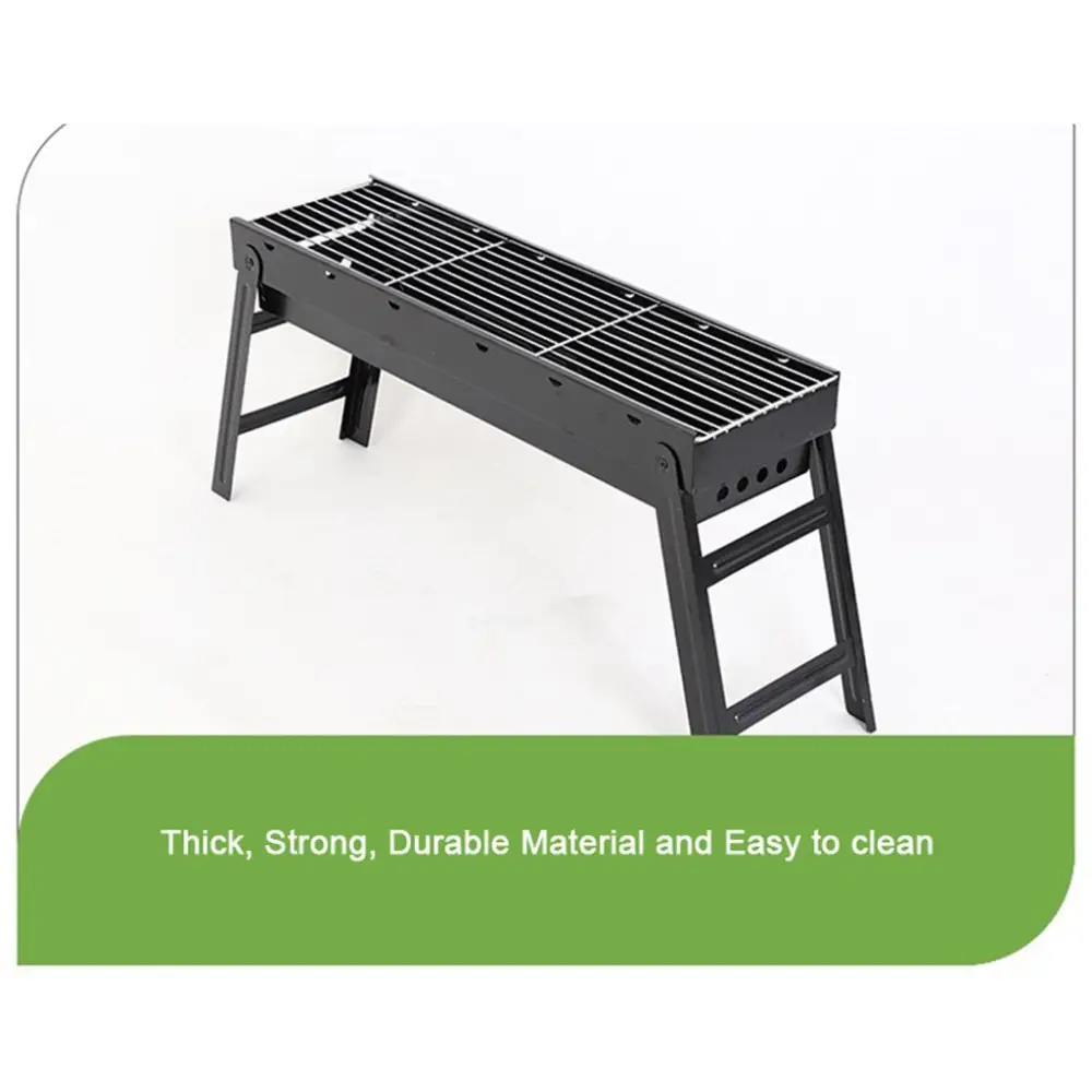 Foldable Portable BBQ Charcoal Grill Barbecue Camping Hibachi Picnic small - Home & Garden > BBQ