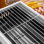 Foldable Portable Charcoal Frying Grill Grilling Outdoor Tabletop BBQ Grill For Camping Hiking Picnics - Appliances >