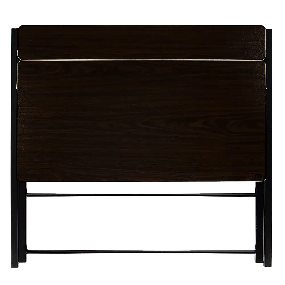 Folding Desk with Shelf Computer Laptop PC Table Side Home Office Furniture - Furniture > Office