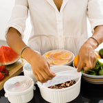 Food Grade Silicone Stretch Lids: Your Ultimate Reusable Food Covers - set of 7 (Test) - Home & Garden > Storage