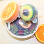 Food Grade Silicone Stretch Lids: Your Ultimate Reusable Food Covers - set of 7 (Test) - Home & Garden > Storage