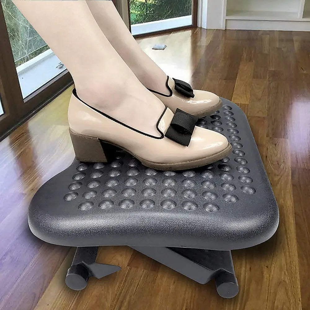 Footrest Under Desk Foot / Leg Rest for Office Chair Ergonomic Computer Plastic - Furniture > Office