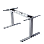 FORTIA Height Adjustable Standing Desk Frame Only Sit Stand Electric Office SLV - Furniture > Office