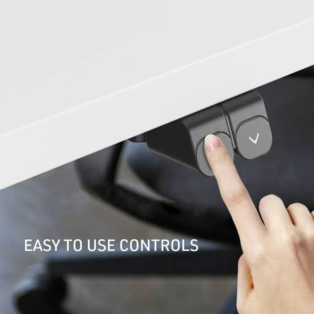 Fortia Sit To Stand Up Standing Desk 140x60cm 72-118cm Electric Height Adjustable 70kg Load White/White Frame