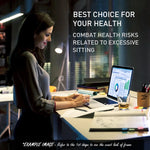 Fortia Sit To Stand Up Standing Desk 150x70cm 62-128cm Electric Height Adjustable Dual Motor 120kg Load Walnut