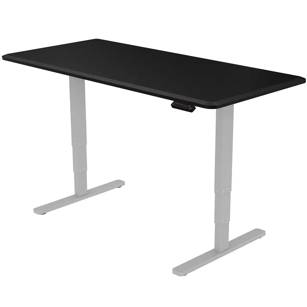 Fortia Sit To Stand Up Standing Desk 160x75cm 62-128cm Electric Height Adjustable Dual Motor 120kg Load Arched