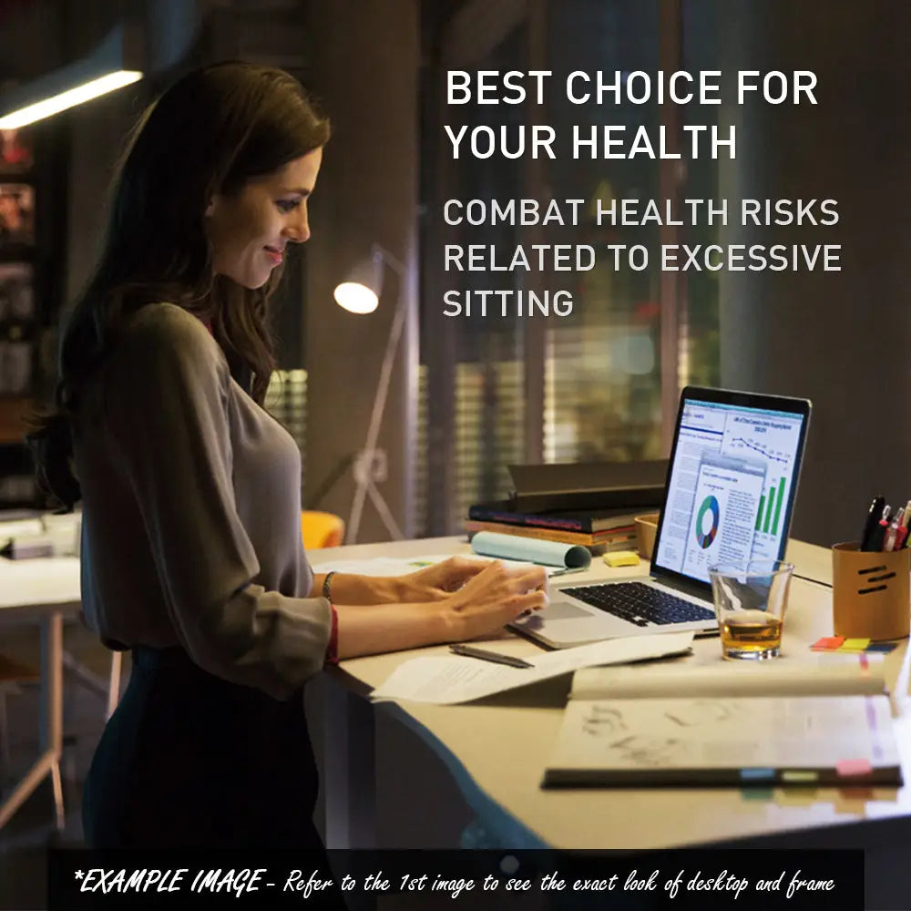 Fortia Sit To Stand Up Standing Desk 160x75cm 62-128cm Electric Height Adjustable Dual Motor 120kg Load Arched