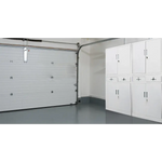 FORTIA Stationery Cabinet Office Home Storage Metal Lockable 4 Door Cupboard Drawers - Furniture > Office