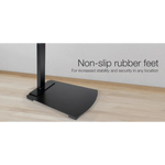 FORTIA TV Stand Mount 32-70 Inch Tall Modern Universal Floor Swivel Rack Black - Audio & Video > TV Accessories