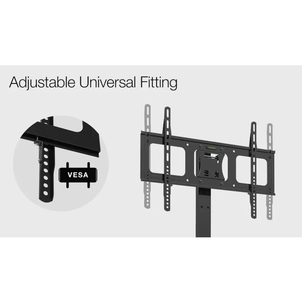 FORTIA TV Stand Mount 32-70 Inch Tall Modern Universal Floor Swivel Rack Black - Audio & Video > TV Accessories