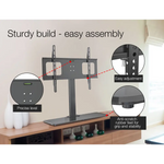 FORTIA TV Stand Mount 37-55 Inch Television Small Modern Universal Up to 55’’ - Audio & Video > TV Accessories