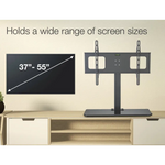 FORTIA TV Stand Mount 37-55 Inch Television Small Modern Universal Up to 55’’ - Audio & Video > TV Accessories