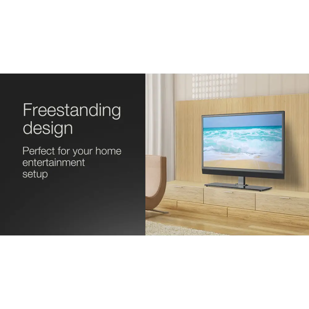 FORTIA TV Stand Mount 37-55 Inch Television Small Modern Universal Up to 55’’ - Audio & Video > TV Accessories