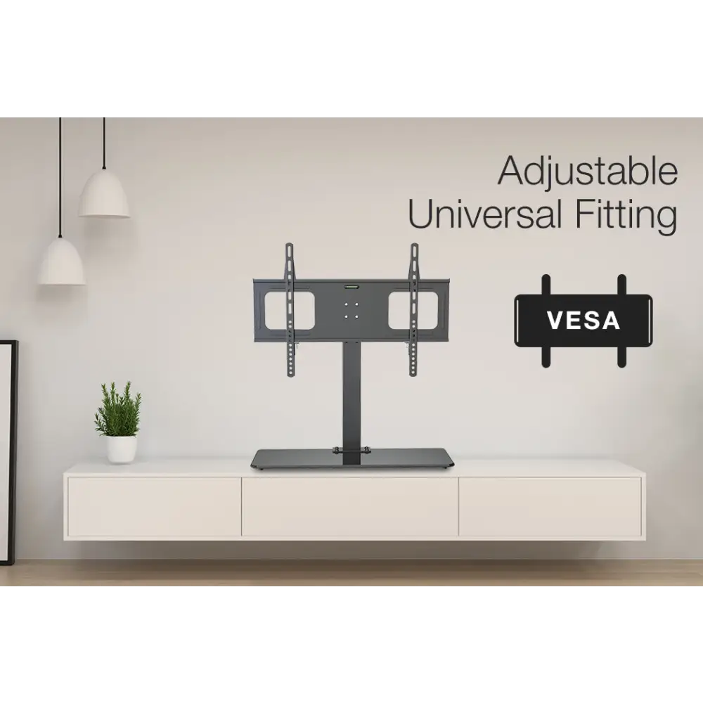 FORTIA TV Stand Mount 37-55 Inch Television Small Modern Universal Up to 55’’ - Audio & Video > TV Accessories