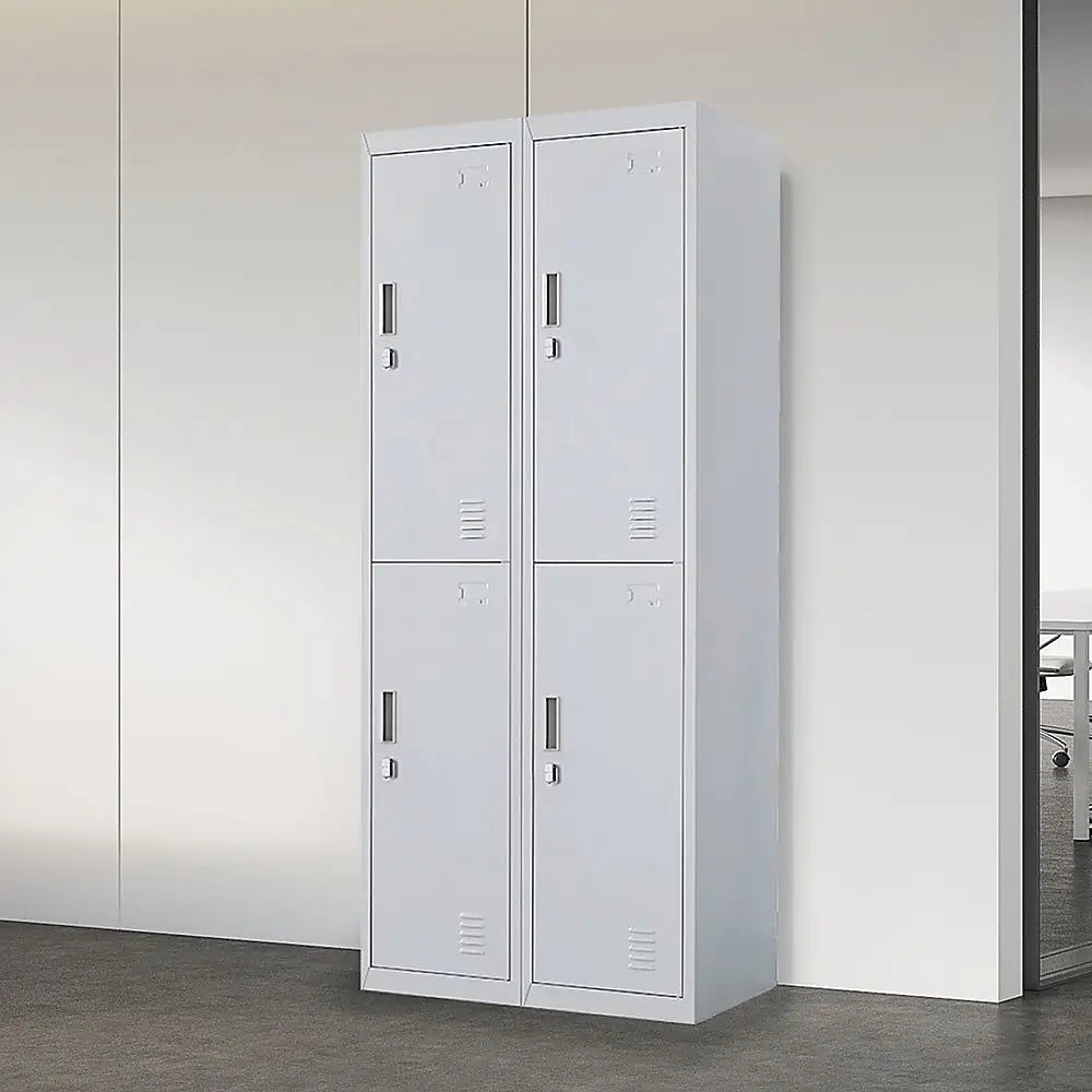 Four-Door Office Gym Shed Storage Locker - Furniture > Office