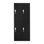 Four-Door Office Gym Shed Storage Locker - Furniture > Office