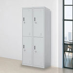 Four-Door Office Gym Shed Storage Locker - Furniture > Office