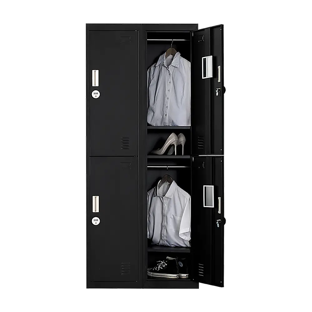 Four-Door Office Gym Shed Storage Locker - Furniture > Office