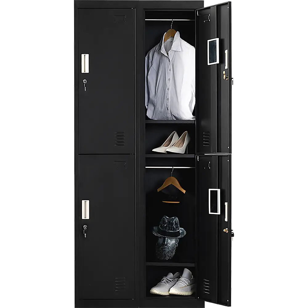 Four-Door Office Gym Shed Storage Locker - Furniture > Office
