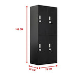 Four-Door Office Gym Shed Storage Locker - Furniture > Office