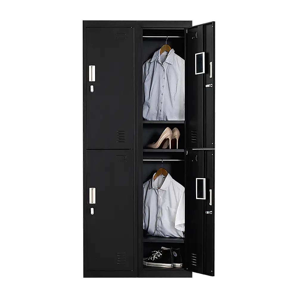 Four-Door Office Gym Shed Storage Locker - Furniture > Office