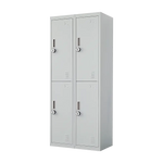 Four-Door Office Gym Shed Storage Locker - Furniture > Office