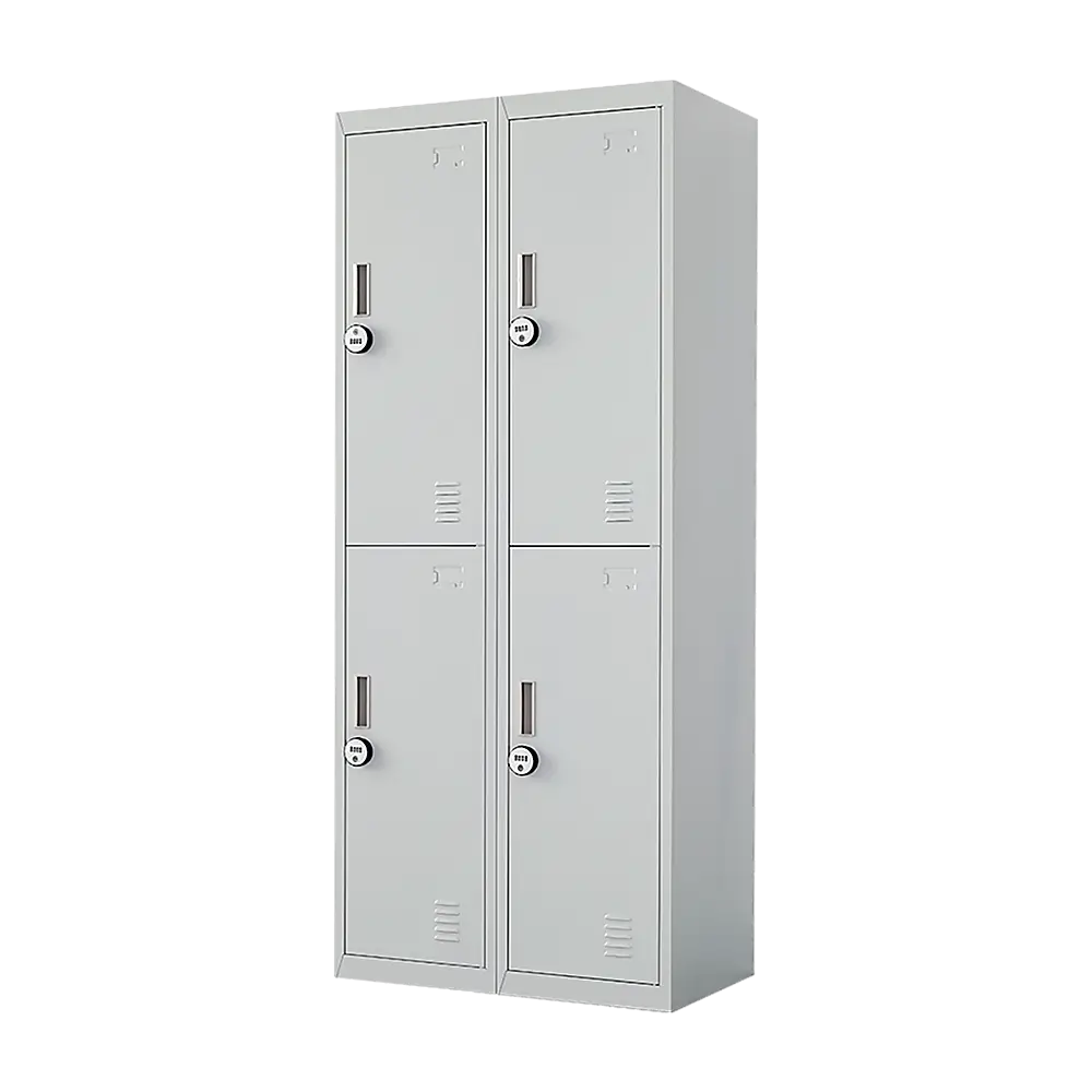 Four-Door Office Gym Shed Storage Locker - Furniture > Office