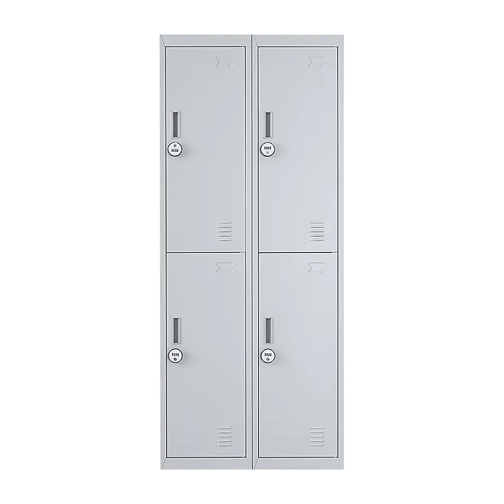 Four-Door Office Gym Shed Storage Locker - Furniture > Office