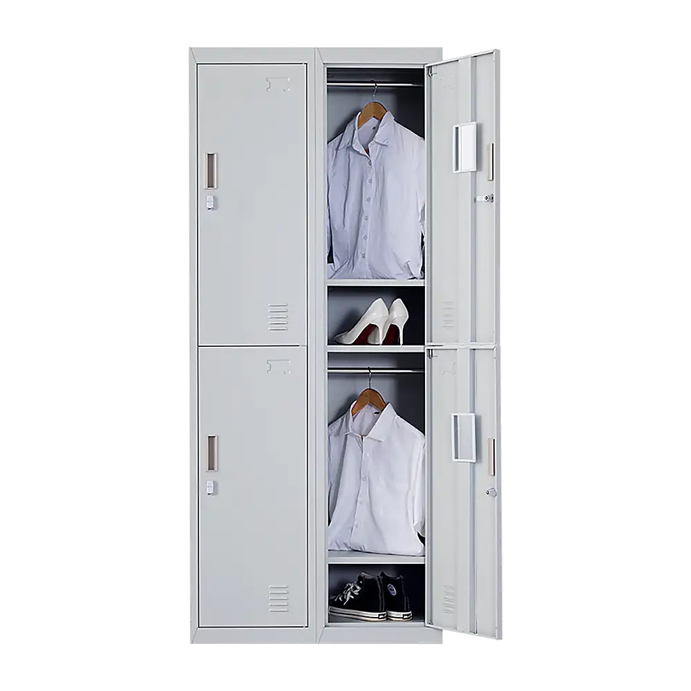 Four-Door Office Gym Shed Storage Locker - Furniture > Office