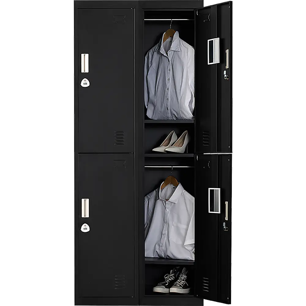 Four-Door Office Gym Shed Storage Locker - Furniture > Office