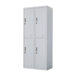 Four-Door Office Gym Shed Storage Locker - Furniture > Office
