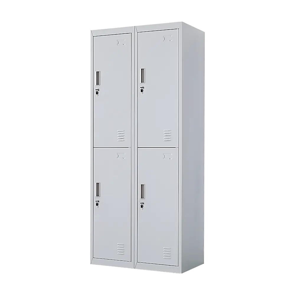 Four-Door Office Gym Shed Storage Locker - Furniture > Office