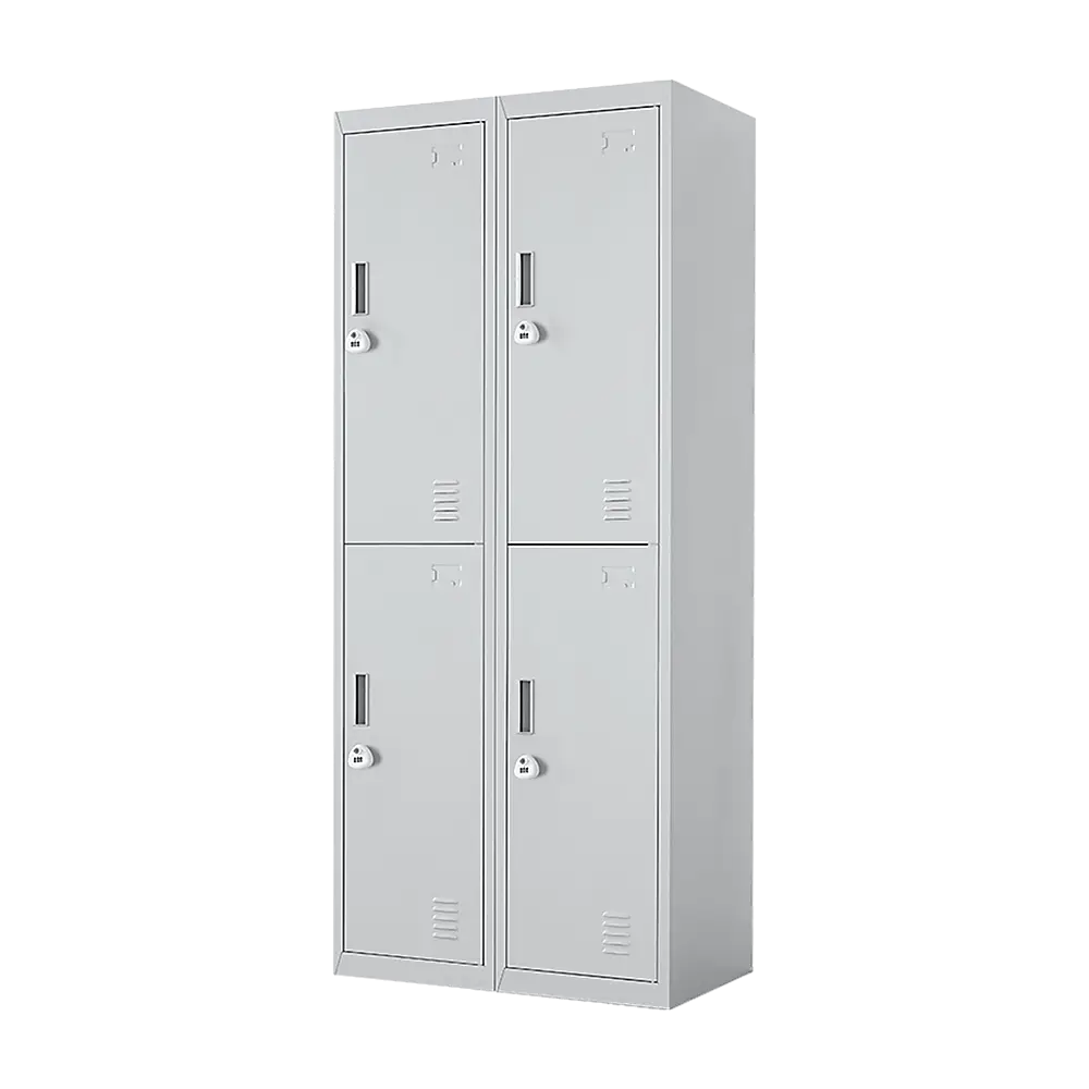 Four-Door Office Gym Shed Storage Locker - Furniture > Office