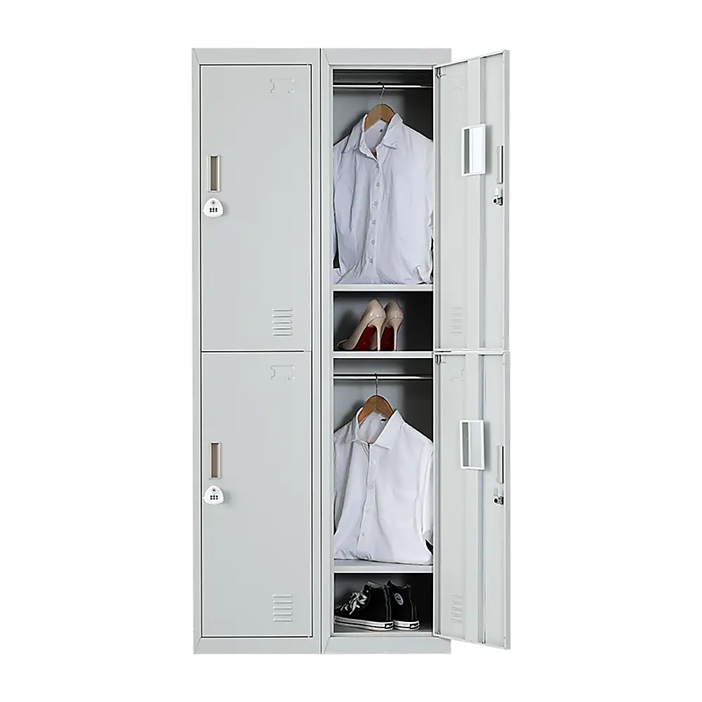 Four-Door Office Gym Shed Storage Locker - Furniture > Office