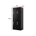Four-Door Office Gym Shed Storage Locker - Furniture > Office