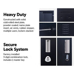 Four-Door Office Gym Shed Storage Locker - Furniture > Office