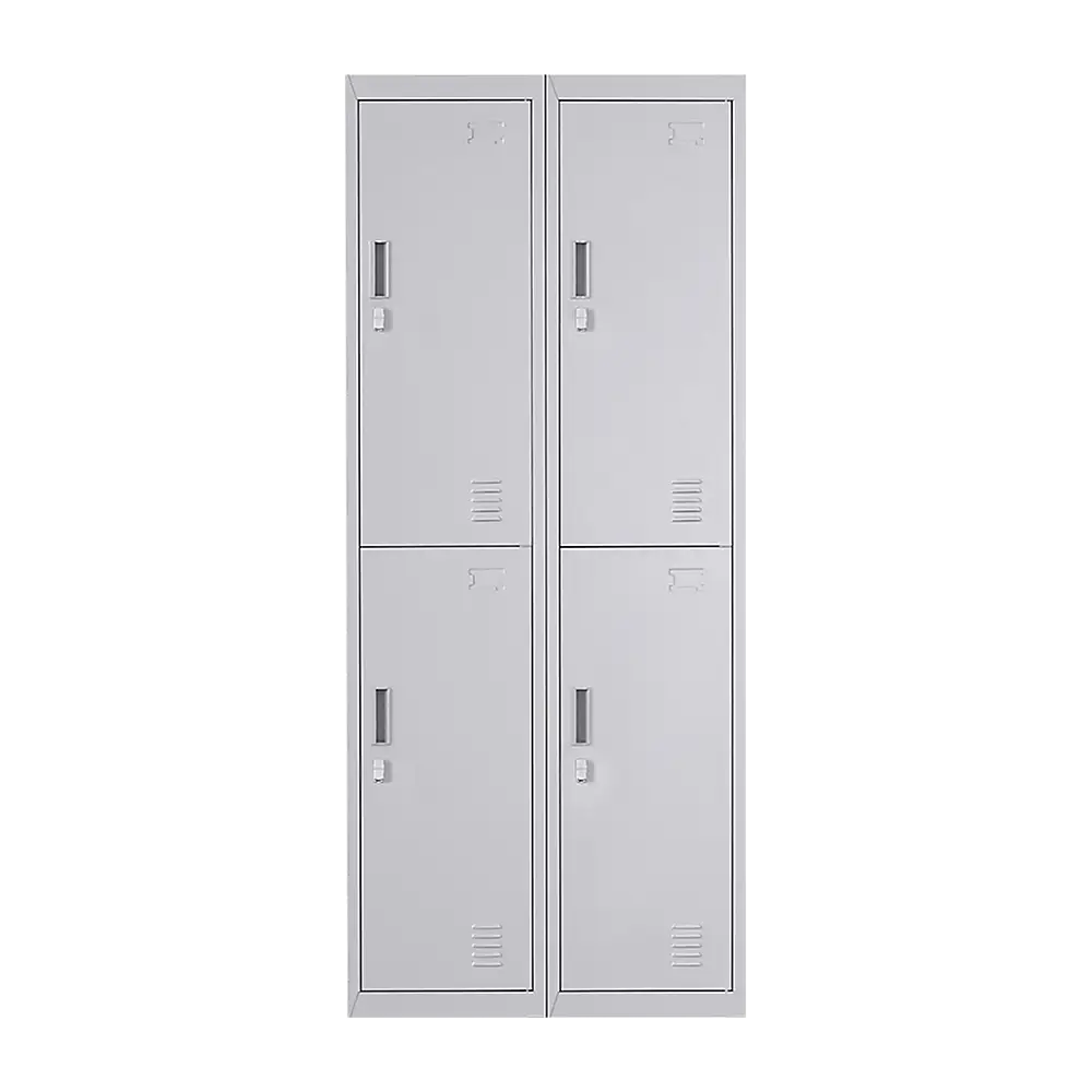 Four-Door Office Gym Shed Storage Locker - Furniture > Office